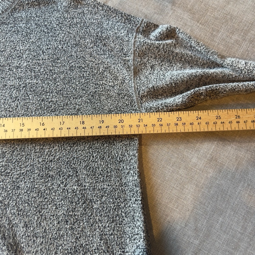 Lucky Brand Women's Small Knit Crewneck Sweater Gray Cozy Minimalist Classic - Picture 6 of 7